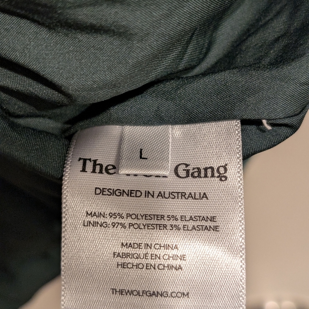 The Wof Gang Green Sequin Long Sleeve Dress - Picture 6 of 14